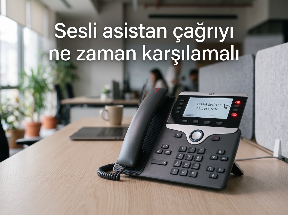 Sesli asistan çağrıyı ne zaman karşılamalı, ne zaman aktarmalı